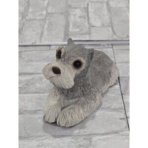 Schnauzer Heartbreaker Sandicast Schnauzer Dog. Door Stopper. Dog Lovers. Artist